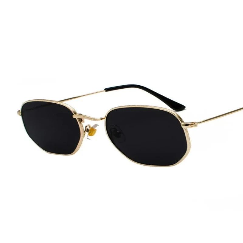 Óculos de Sol Clássico de Metal Vintage para Homens e Mulheres UV400