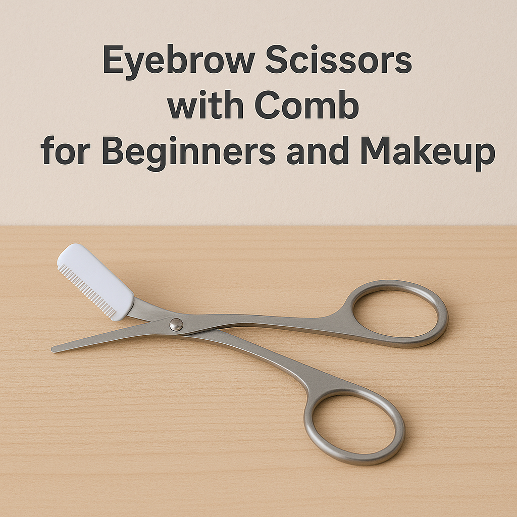 Eyebrow Scissors with Comb for Beginners and Makeup