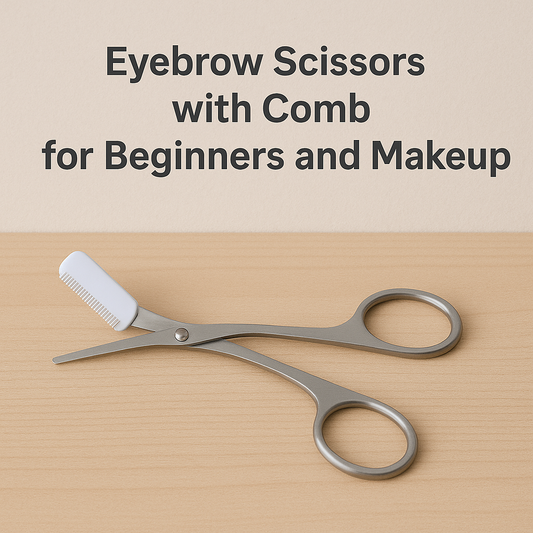 Eyebrow Scissors with Comb for Beginners and Makeup